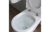 Brawby Comfort Height Flush to Wall Rimless Close Coupled Toilet
