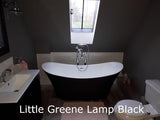 Charlotte Edwards Harrow Bath in Little Greene Lamp Black