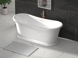 Audrey 1700  by Classical Baths - Traditional Boat Bath 1700 x 750 x 650mm, Gloss white or painted
