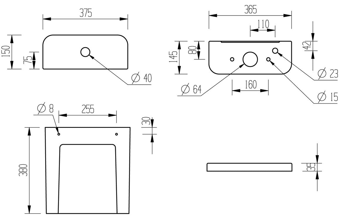 Bedale Comfort Height Flush to Wall Rimless Close Coupled Toilet
