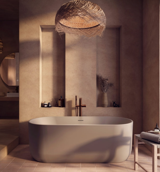 Eden Matt Clay Oval Bath
