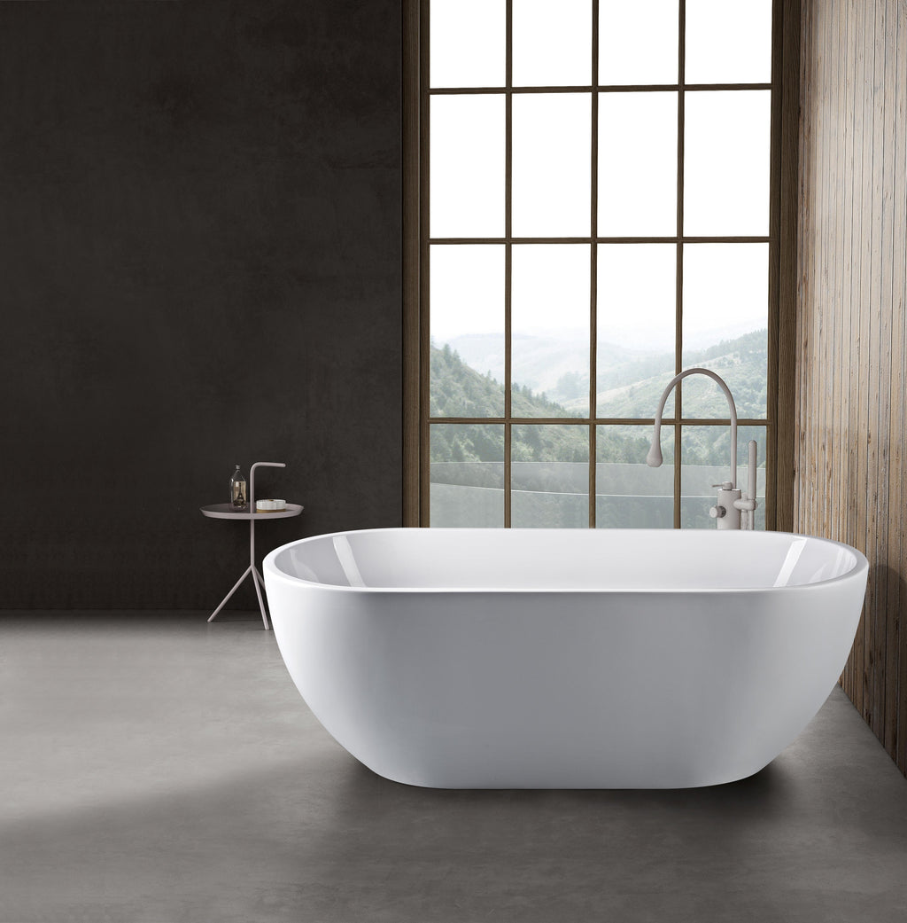 Belgravia 1200 x 750 Freestanding Bath White/Painted