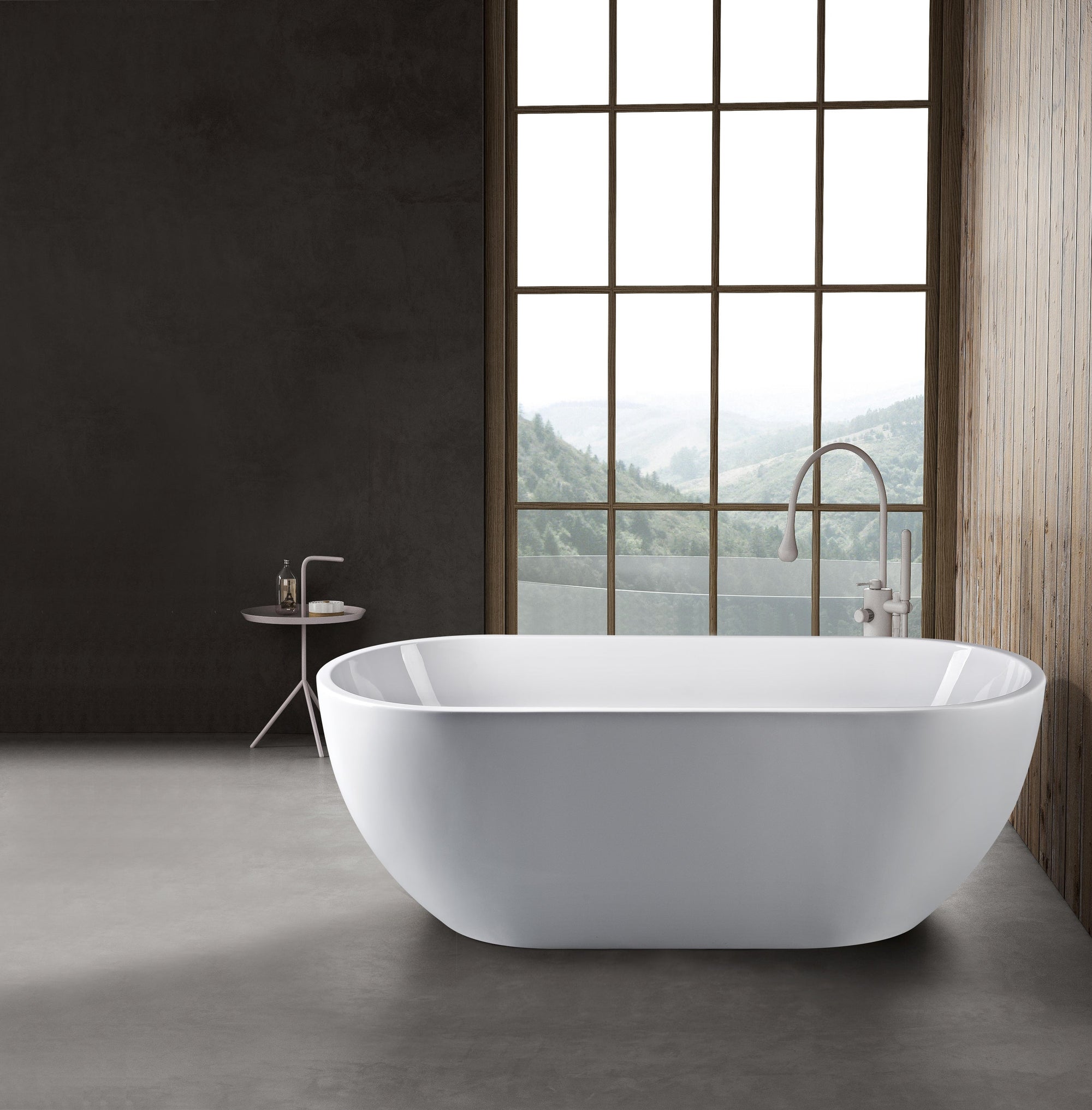 Belgravia 1600 x 750 Freestanding Bath White/Painted