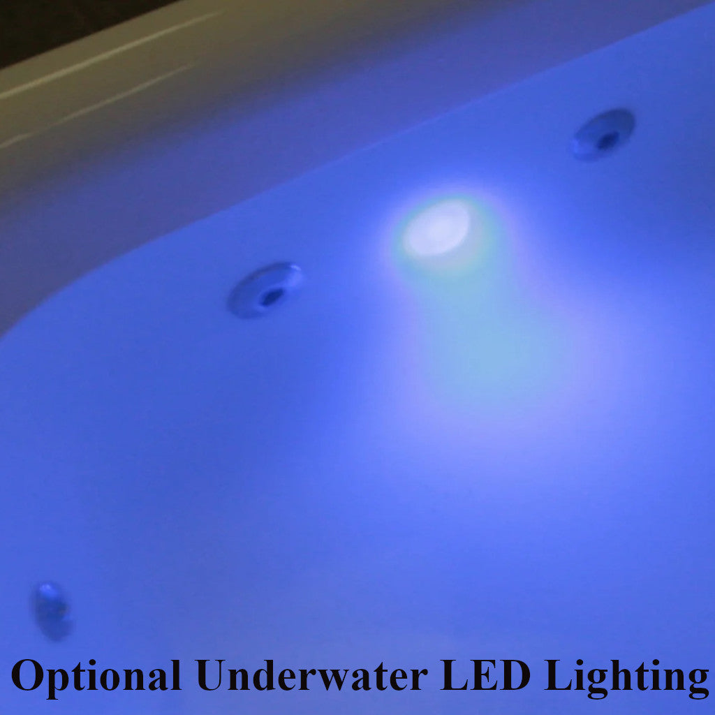 Optional Chromotherapy LED Light for Whirlpool Baths
