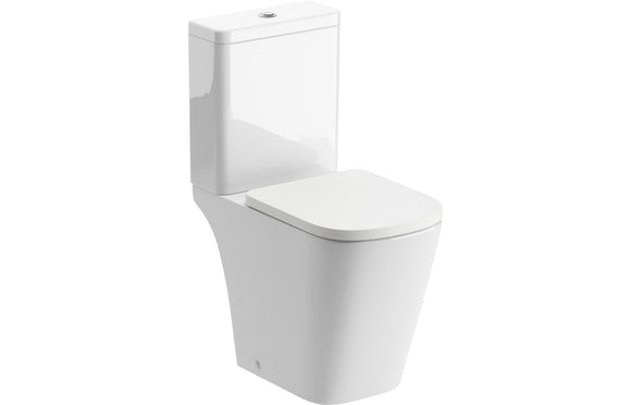 Bedale Short Projection Rimless Close Coupled Toilet