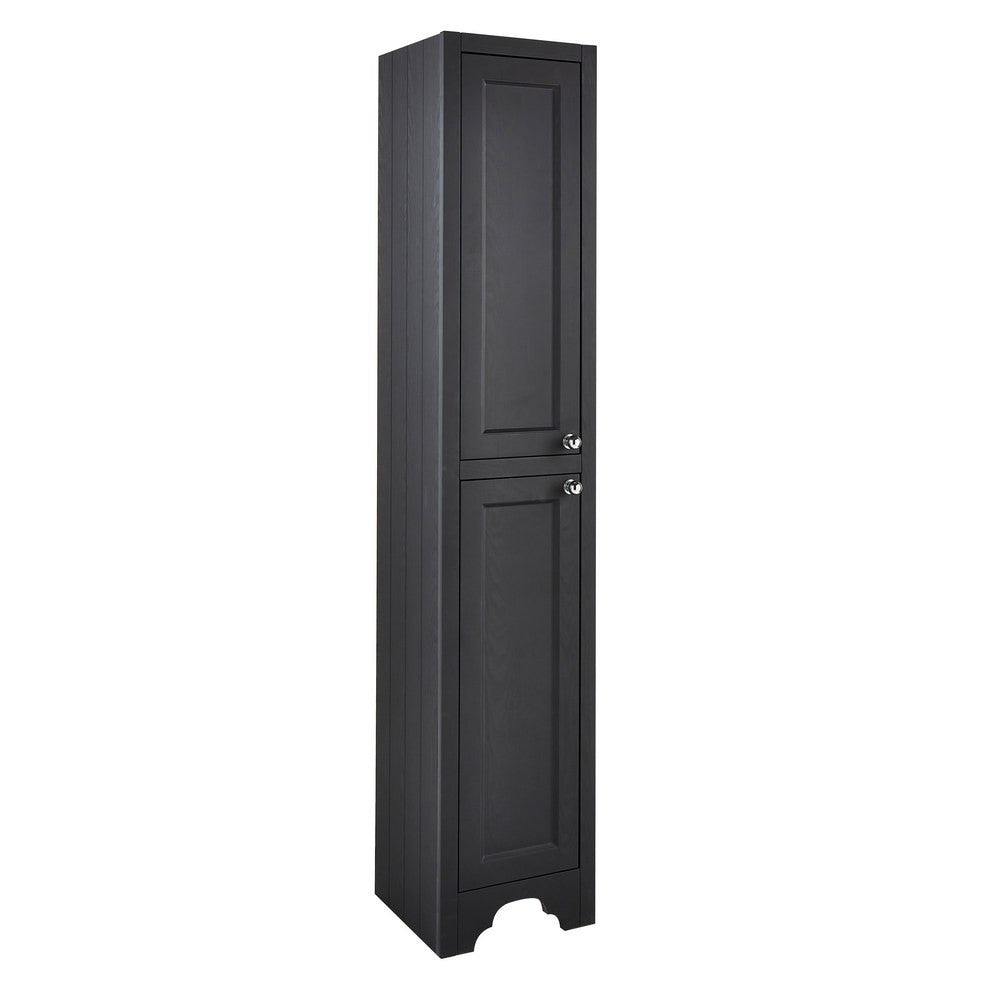 Buckingham 350mm Floorstanding Storage Unit Black Oak Classical Baths