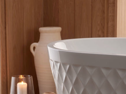 Faye by Classical Baths - Diamond 1700 x 800mm Double Ended Freestanding Bath, Gloss white or Painted Finish Available