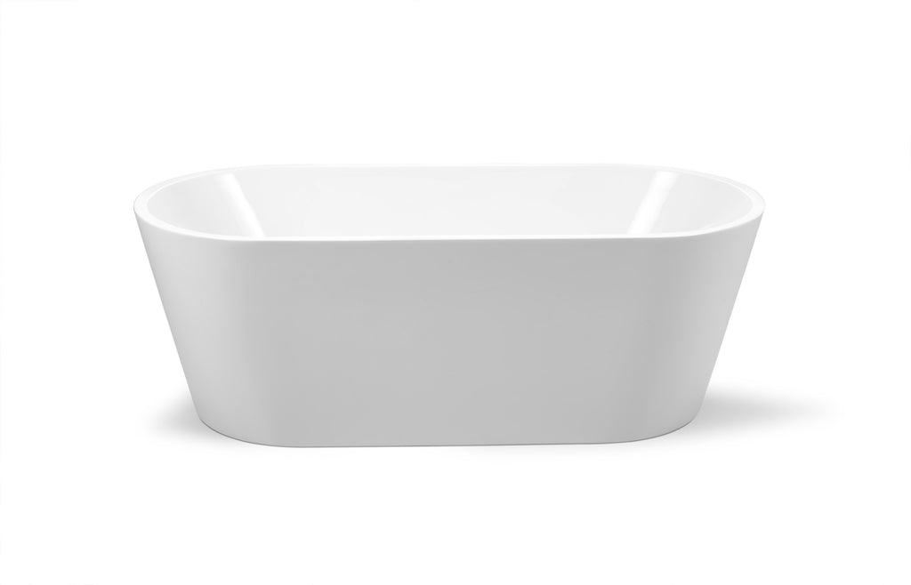 Coast 1600 x 750mm Freestanding Bath White/Painted