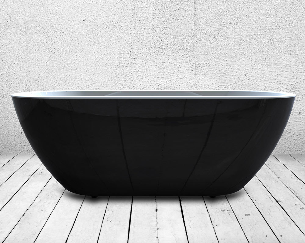 CE11027-GB Charlotte Edwards Belgravia 1690mm Freestanding Gloss Black Exterior