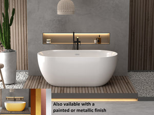 Hattie by Classical Baths Double Ended 1500 x 780 x 600mm Gloss White or Painted Finish