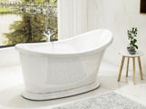 CE11065 Charlotte Edwards Ersa Contemporary-Traditional Small Slipper Bath 1350mm x 750mm