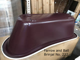E1 Hampton Slipper Bath Painted Farrow and Ball Brinjal No. 222