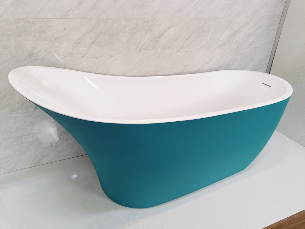 Marilyn by Classical Baths Single Ended Slipper 1680 x 730 x 800mm Gloss White or Paintd Finish