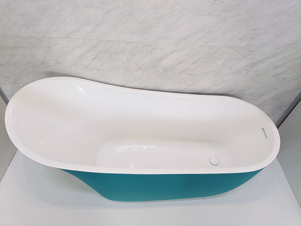 Marilyn by Classical Baths Single Ended Slipper 1680 x 730 x 800mm Gloss White or Paintd Finish