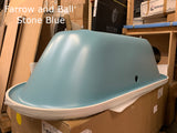 Kensington 1695 Freestanding Bath Painted in Farrow and Ball Stone Blue