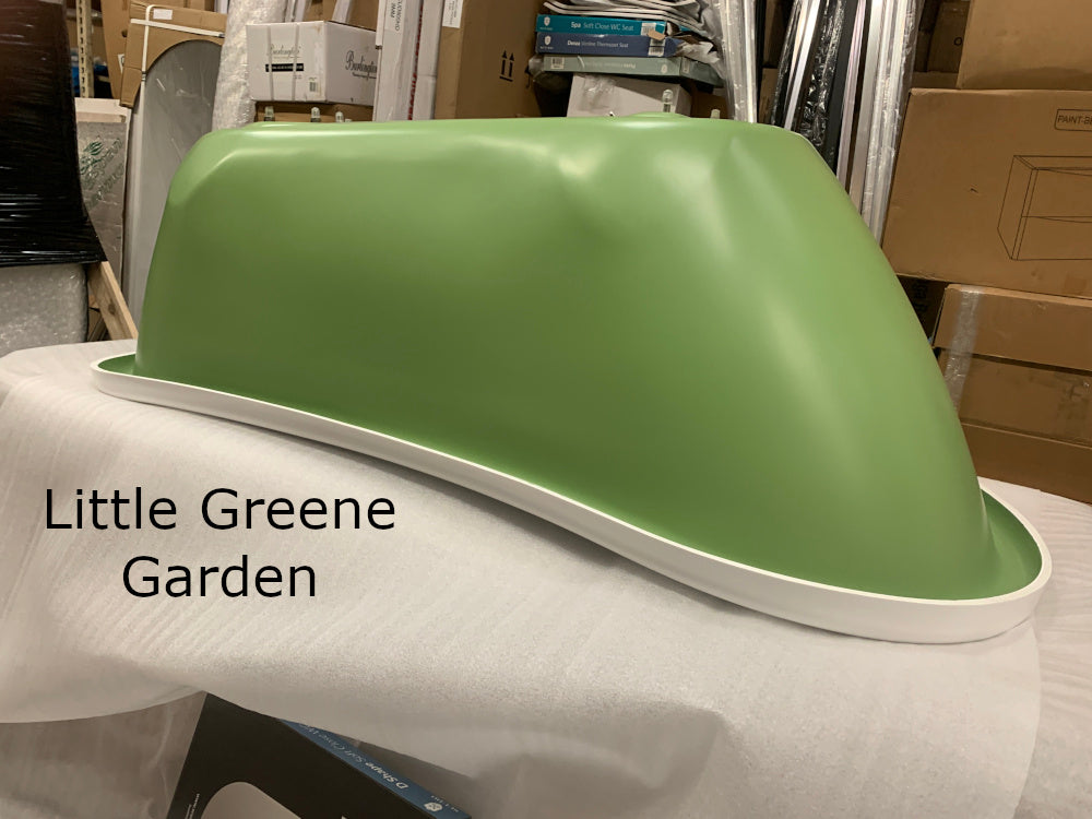 Royce Morgan Chatsworth Short Slipper Bath 1530mm in Little Greene Garden