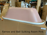 Royce Morgan Kensington 1695 in Farrow and Ball Sulking Room Pink