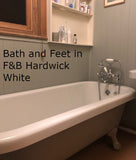 Royce Morgan Lambeth, Bath and Feet in Farrow and Ball Hardwick White