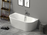 GRACE by Classical Baths 1700 x 800mm BTW Freestanding Bath, Gloss White or Painted