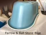 Burlington Bateau Bath in Farrow and Ball Stone Blue No. 86
