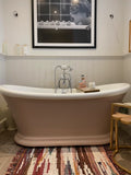 Purley Boat Bath painted in Light Peach Blossom