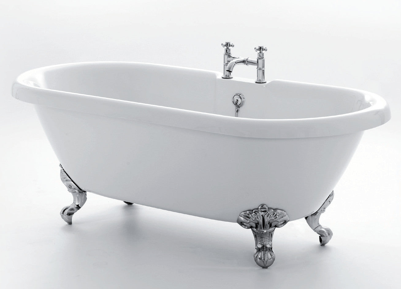 Royce Morgan Kensington Double Ended Short Roll Top Bath 1495mm ...